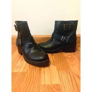 Black boots from Target.